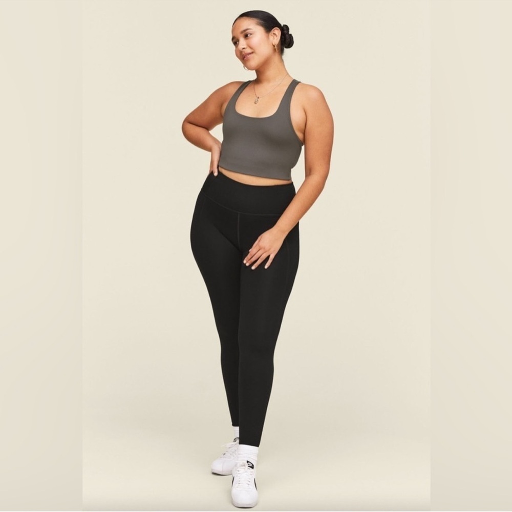 Girlfriend Collective Compressive High-Rise Legging - Black Medium